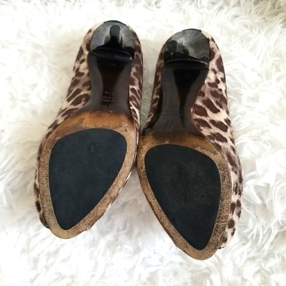 Giuseppe Zanotti Animal Print Pumps Sz 7.5 - Picture 8 of 12